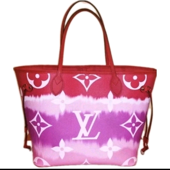 Louis Vuitton Red and Pink Women's Tote Bag - Picture 2 of 11